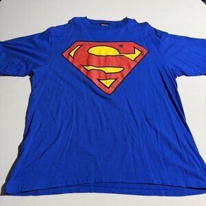 Vintage Superman T-Shirt Size XXL Single Stitch Warner Brothers Tag Made In USA